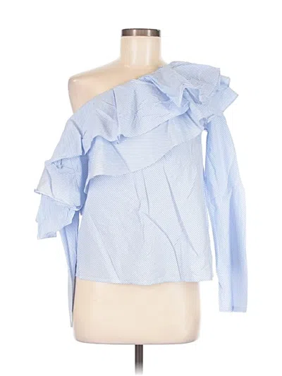 Pre-owned Gianni Bini 3/4 Sleeve Blouse In Blue