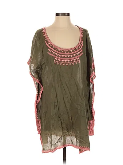 Pre-owned Gianni Bini 3/4 Sleeve Blouse In Green