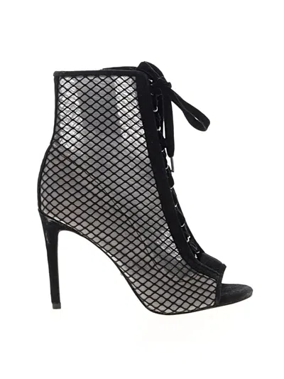 Pre-owned Gianni Bini Ankle Boots In Black