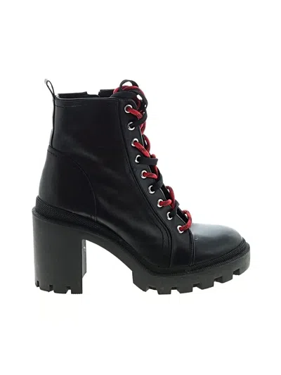 Pre-owned Gianni Bini Ankle Boots In Black