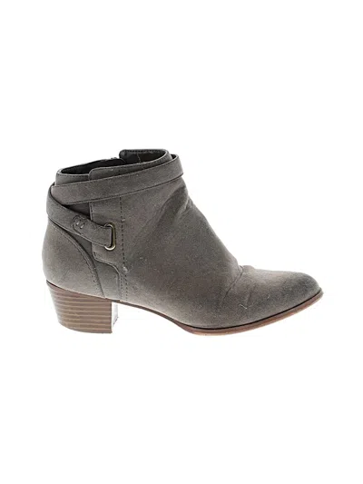 Pre-owned Gianni Bini Ankle Boots In Brown