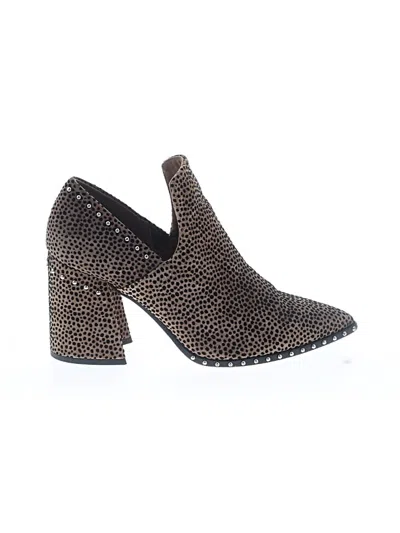 Pre-owned Gianni Bini Ankle Boots In Brown