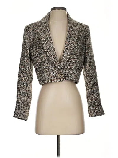 Pre-owned Gianni Bini Blazer Jacket In Gray