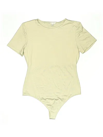 Pre-owned Gianni Bini Bodysuit In Yellow