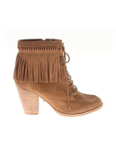 Pre-owned Gianni Bini Boots In Brown