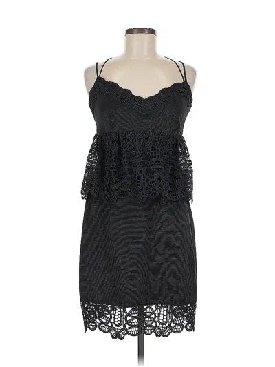 Pre-owned Gianni Bini Casual Dress In Black