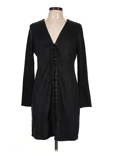 Pre-owned Gianni Bini Casual Dress In Black