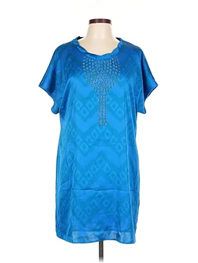Pre-owned Gianni Bini Casual Dress In Blue