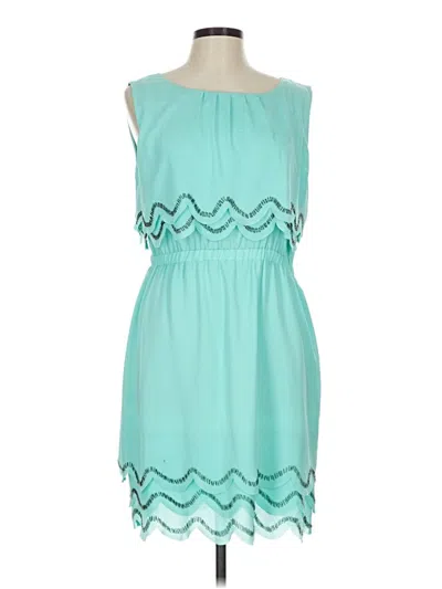 Pre-owned Gianni Bini Casual Dress In Blue