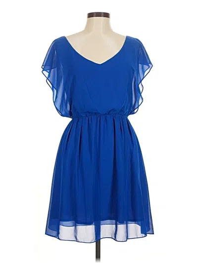 Pre-owned Gianni Bini Casual Dress In Blue