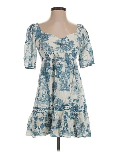 Pre-owned Gianni Bini Casual Dress In Blue