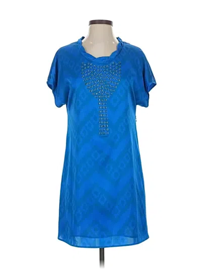 Pre-owned Gianni Bini Casual Dress In Blue