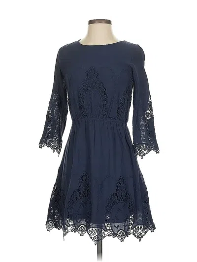 Pre-owned Gianni Bini Casual Dress In Blue