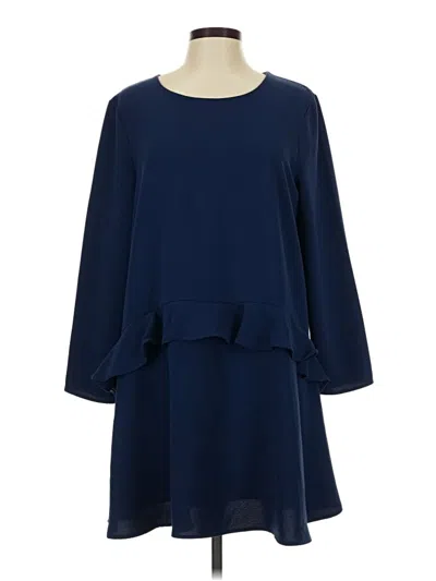 Pre-owned Gianni Bini Casual Dress In Blue
