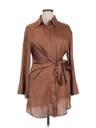 Pre-owned Gianni Bini Casual Dress In Brown