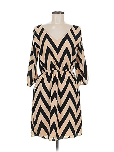 Pre-owned Gianni Bini Casual Dress In Brown