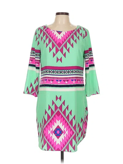 Pre-owned Gianni Bini Casual Dress In Green