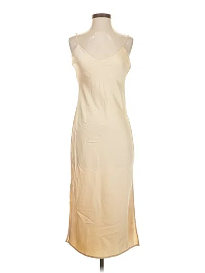 Pre-owned Gianni Bini Casual Dress In White