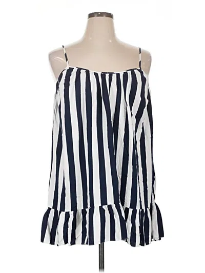 Pre-owned Gianni Bini Casual Dress In White