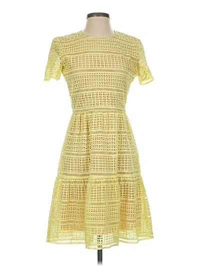 Pre-owned Gianni Bini Casual Dress In Yellow