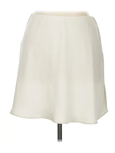 Pre-owned Gianni Bini Casual Skirt In Ivory