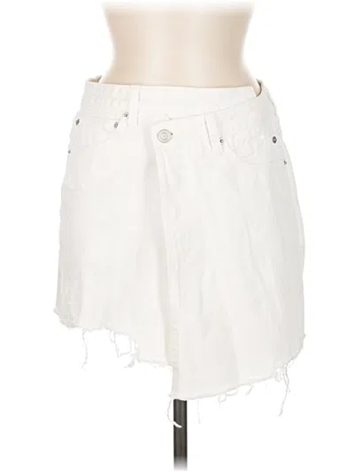 Pre-owned Gianni Bini Casual Skirt In White