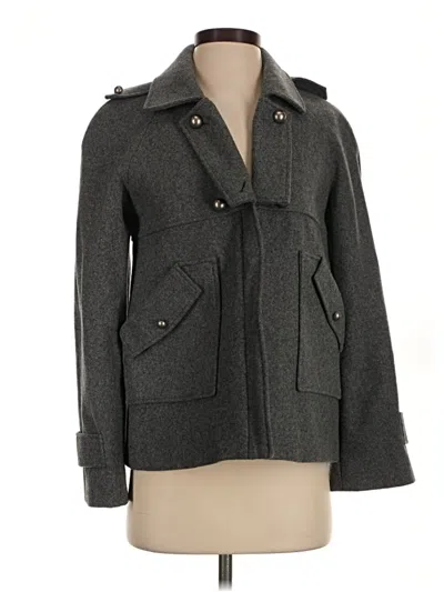 Pre-owned Gianni Bini Coat In Gray