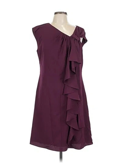 Pre-owned Gianni Bini Cocktail Dress In Burgundy