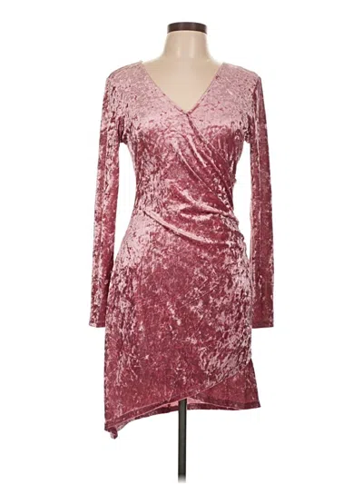 Pre-owned Gianni Bini Cocktail Dress In Burgundy