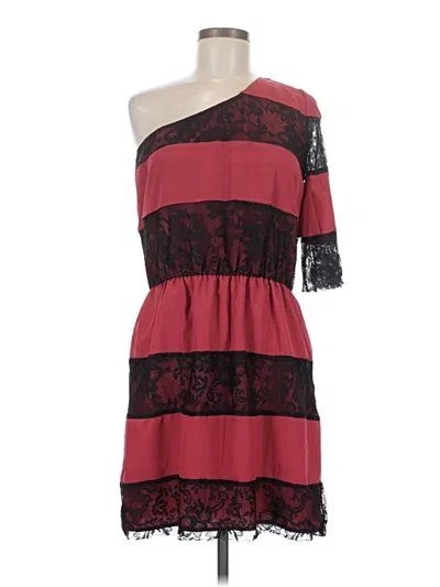Pre-owned Gianni Bini Cocktail Dress In Burgundy