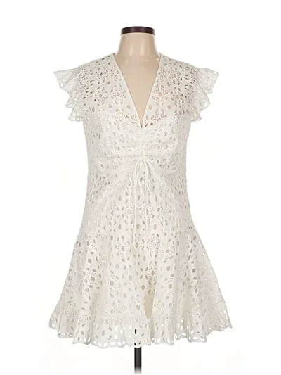 Pre-owned Gianni Bini Cocktail Dress In Ivory
