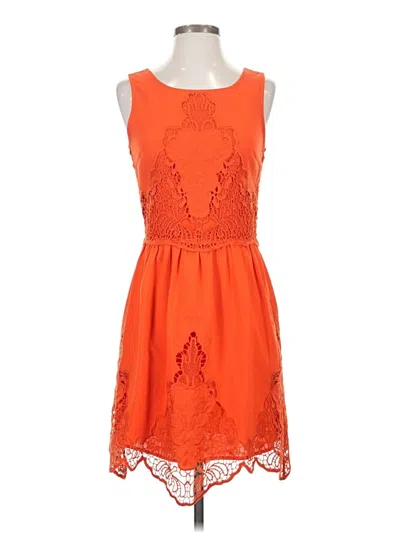 Pre-owned Gianni Bini Cocktail Dress In Orange