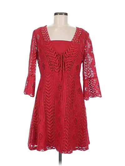 Pre-owned Gianni Bini Cocktail Dress In Red