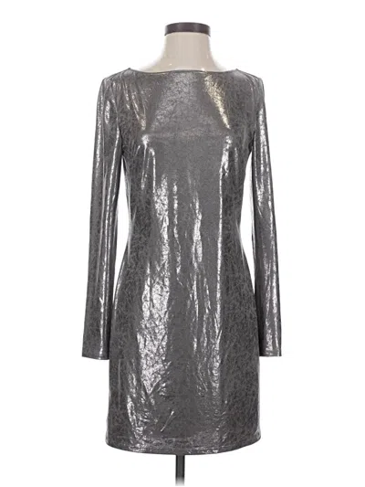 Pre-owned Gianni Bini Cocktail Dress In Silver