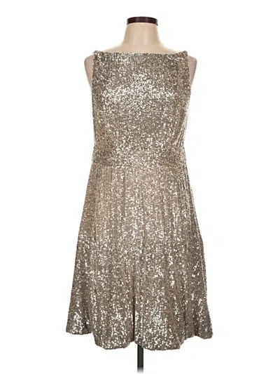 Pre-owned Gianni Bini Cocktail Dress In Silver