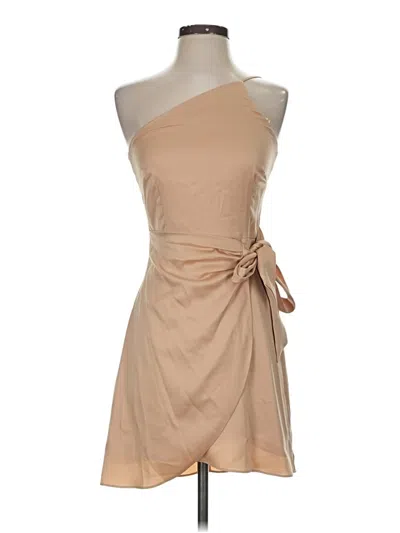 Pre-owned Gianni Bini Cocktail Dress In Tan