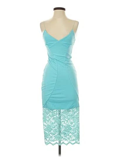 Pre-owned Gianni Bini Cocktail Dress In Teal