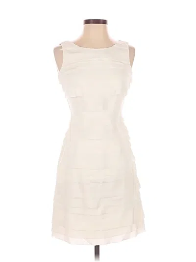 Pre-owned Gianni Bini Cocktail Dress In White