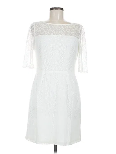 Pre-owned Gianni Bini Cocktail Dress In White