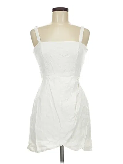 Pre-owned Gianni Bini Cocktail Dress In White