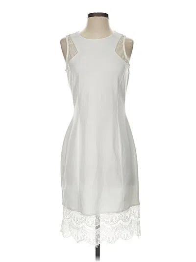 Pre-owned Gianni Bini Cocktail Dress In White