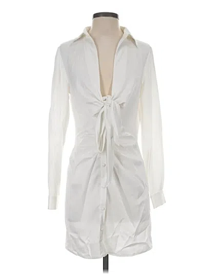 Pre-owned Gianni Bini Cocktail Dress In White