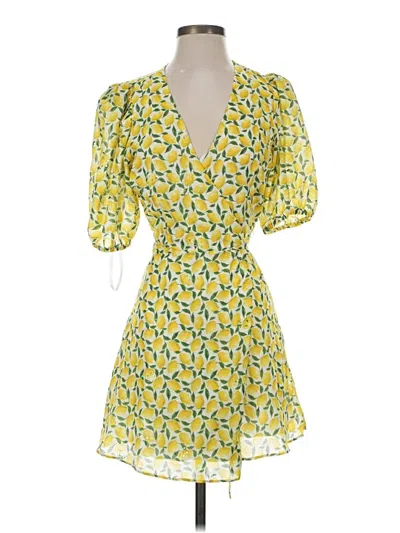 Pre-owned Gianni Bini Cocktail Dress In Yellow