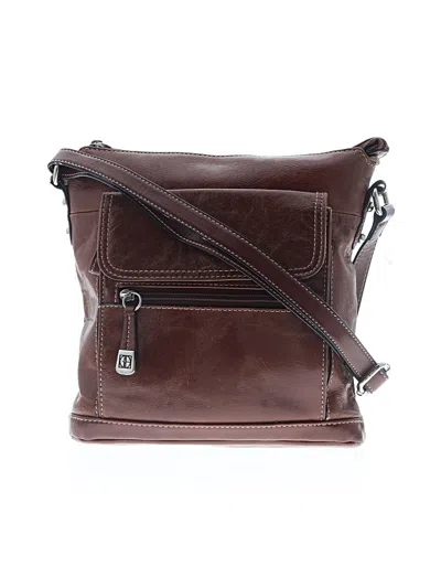 Pre-owned Gianni Bini Crossbody Bag In Brown