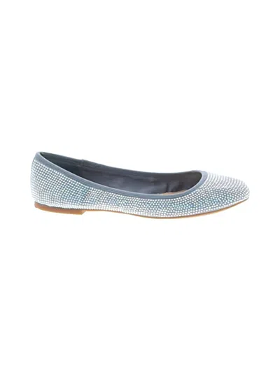Pre-owned Gianni Bini Flats In Blue