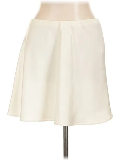 Pre-owned Gianni Bini Formal Skirt In Ivory