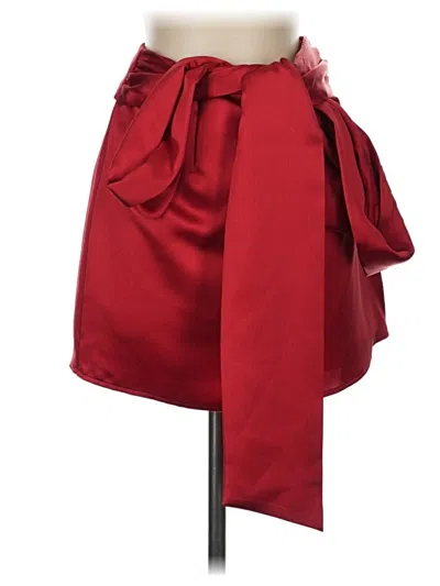 Pre-owned Gianni Bini Formal Skirt In Red