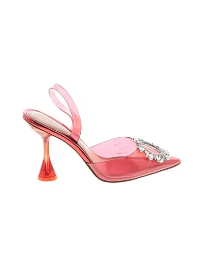 Pre-owned Gianni Bini Heels In Pink