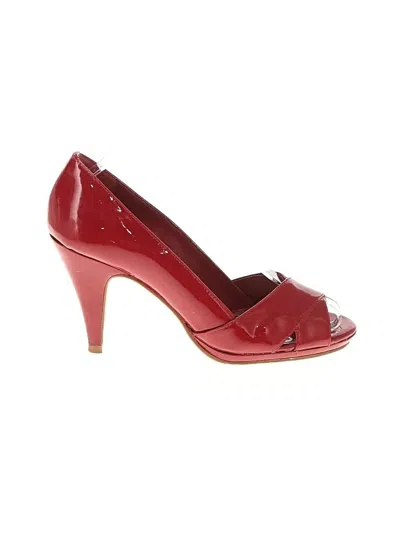 Pre-owned Gianni Bini Heels In Red