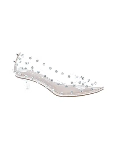 Pre-owned Gianni Bini Heels In Silver